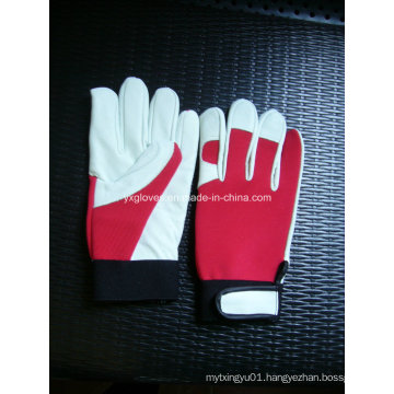 Cow Grain Leather Glove-Work Glove-Safety Glove-Mechanic Glove